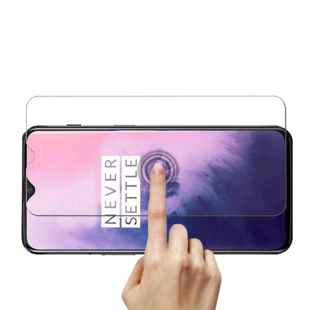 OnePlus 7 Skærmbeskyttelse - Case Friendly - Gennemsigtig