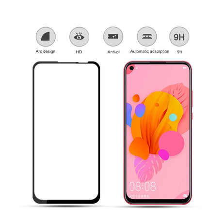 Huawei P20 Lite (2019) AMORUS Skærmbeskyttelse - Full Fit - Sort