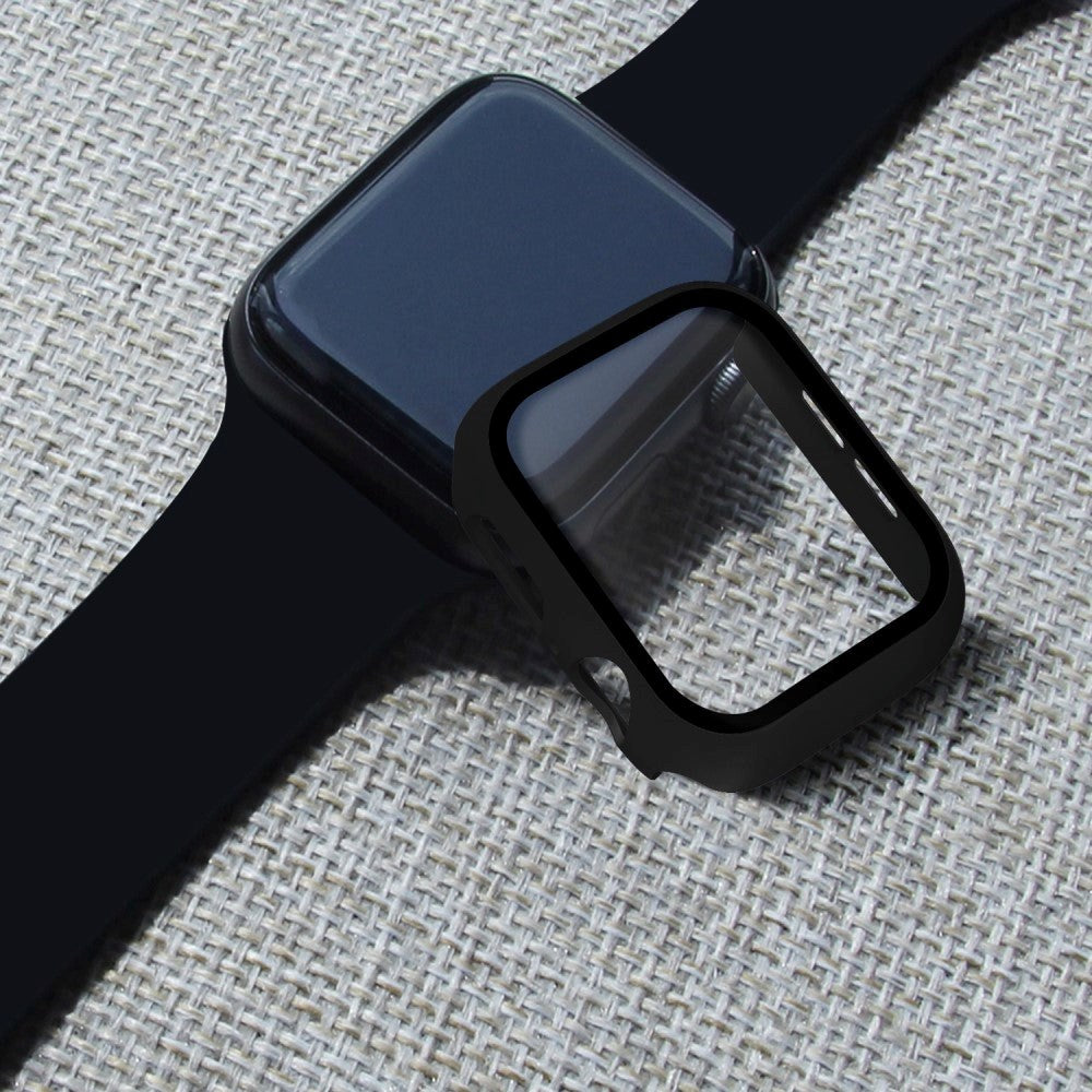 Apple Watch SE/6/5/4 (44mm) Skærmbeskyttelse + Cover - Sort