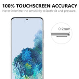 Samsung Galaxy S20 Ultra Full Fit Hærdet Glas - Skærmbeskyttelse - Sort Kant