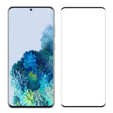 Samsung Galaxy S20 Ultra Full Fit Hærdet Glas - Skærmbeskyttelse - Sort Kant