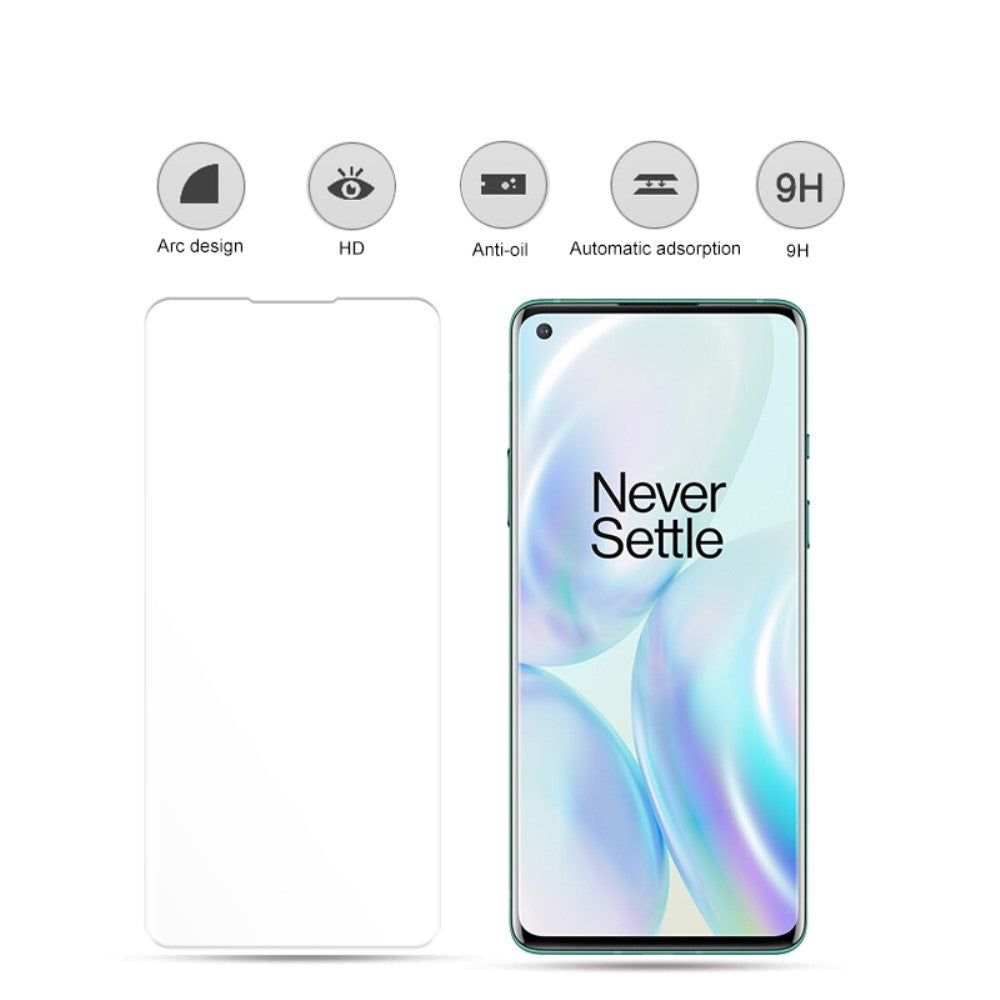 Mocolo OnePlus 8 Pro Hærdet Glas M. Flydende UV - Gennemsigtigt