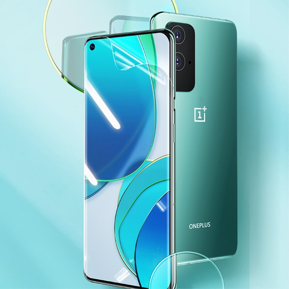 OnePlus 9 BENKS Hydro Beskyttelsesfilm - Full-fit - Gennemsigtig