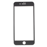 iPhone 8 Plus / 7 Plus Skærmbeskyttelse - Full-Fit - m. Fleksibel Ramme - Sort