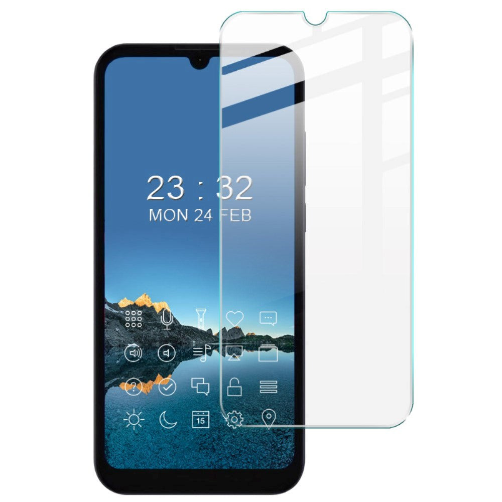 Motorola Moto E6s (2020) / E6i Case Friendly Arc-Edge Hærdet Glas Skærmbeskyttelse - Gennemsigtig