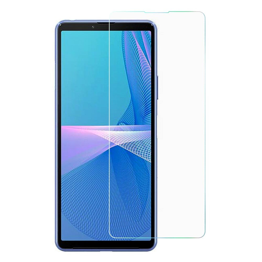 Sony Xperia 10 III Hærdet Glas Case Friendly Skærmbeskyttelse - Gennemsigtig