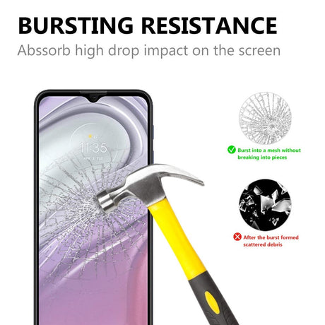 Motorola Moto G10 / G20 / G30 Arc Edge Hærdet Glas - Case Friendly - Skærmbeskyttelse - Sort Kant