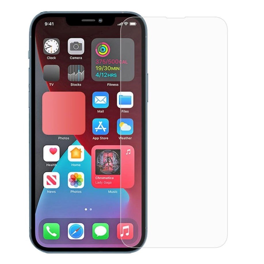 iPhone 13 Mini Case Friendly Beskyttelsesglas - Hærdet Glas - Gennemsigtig