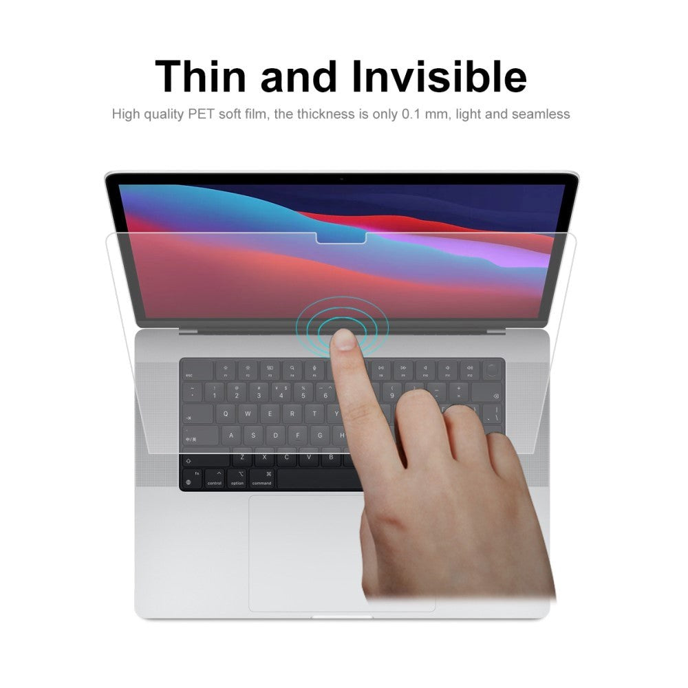 MacBook Pro 16 M1/M2/M3 (2021-2023) ENKAY Anti-Glare Skærmbeskyttelsesfilm - Gennemsigtig