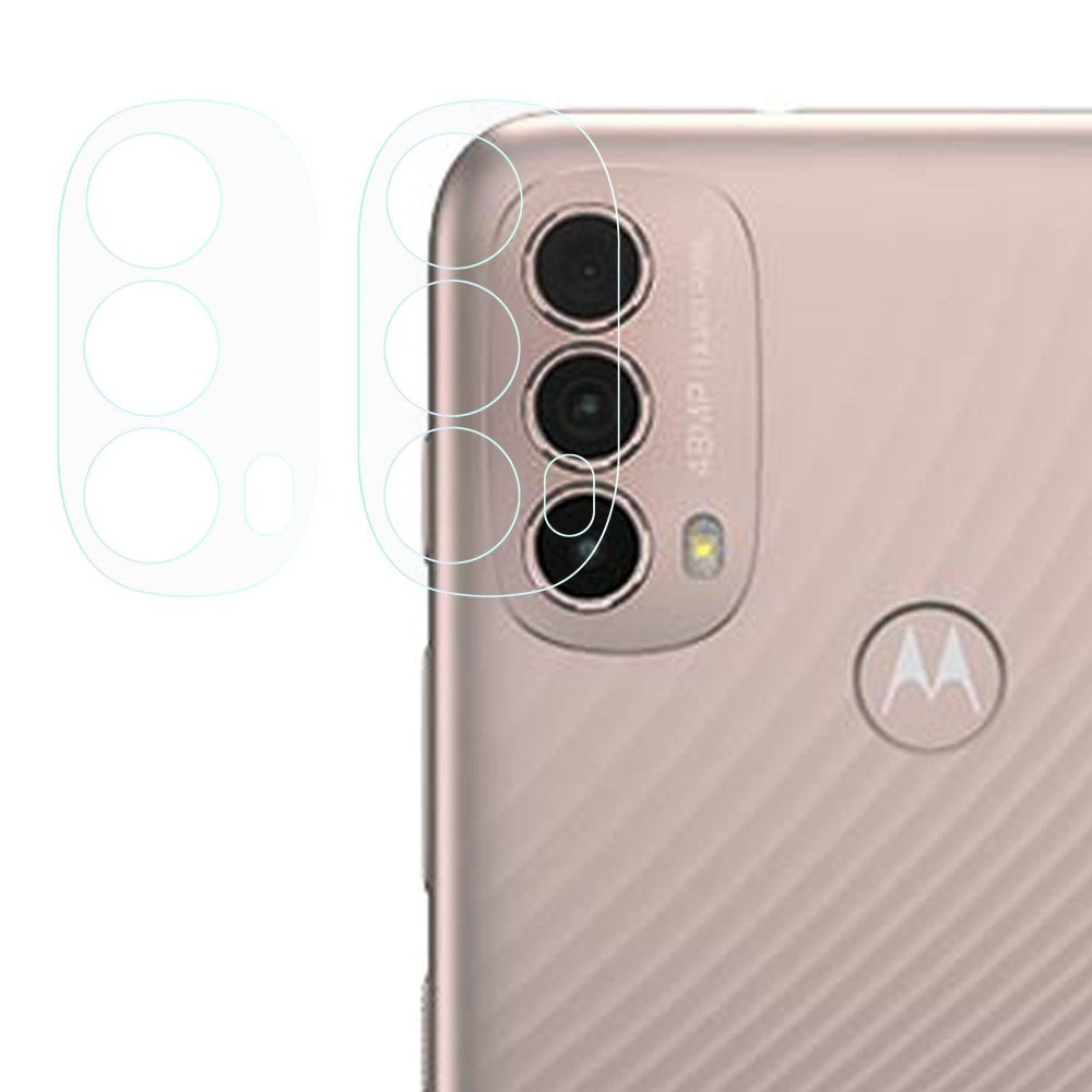 Motorola Moto E40 Beskyttelsesglas til Kameralinse - Gennemsigtig (2 stk.)