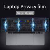 MacBook Pro 13 Retina Magnetisk Beskyttelsesfilm m. Privacy Funktion - Gennemsigtig