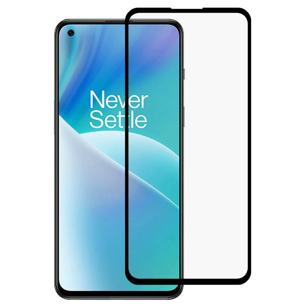 OnePlus Nord 2T (5G) Glas Skærmbeskyttelse - Full-fit - Sort Kant