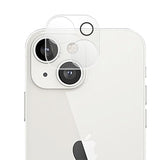 iPhone 14 / 14 Plus Beskyttelsesglas til Bagside Kameralinse - Case Friendly - Gennemsigtig