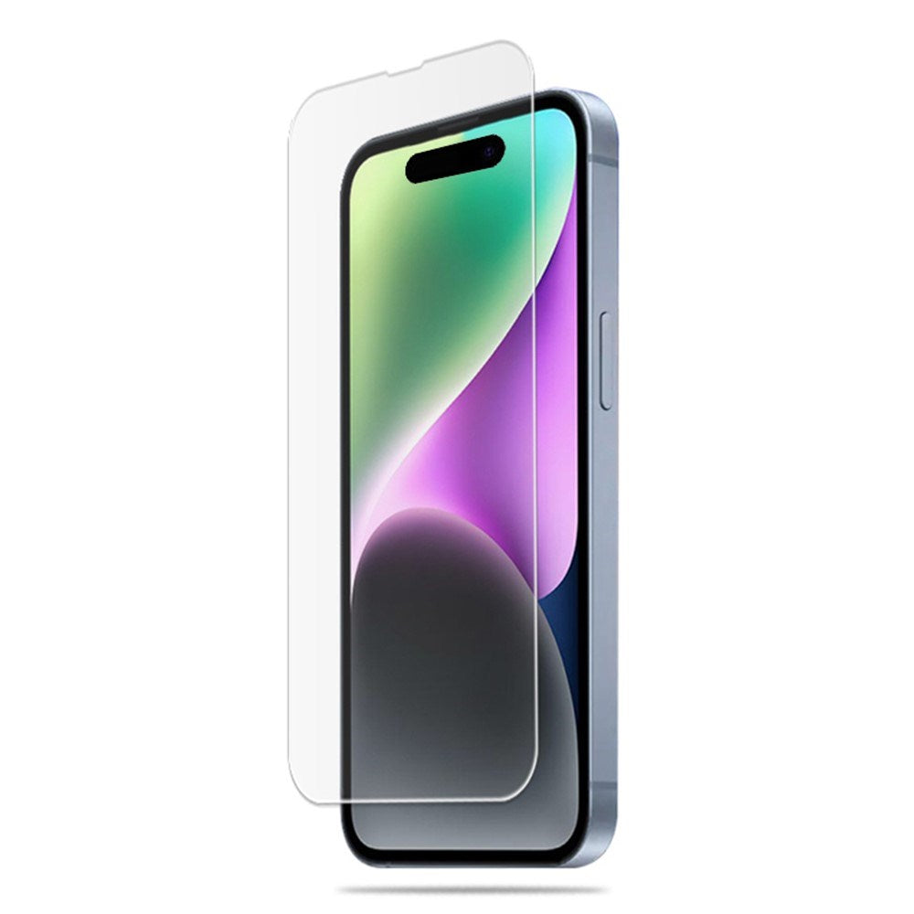 iPhone 15 Plus Mocola Hærdet Skærmbeskyttelse - Gennemsigtig