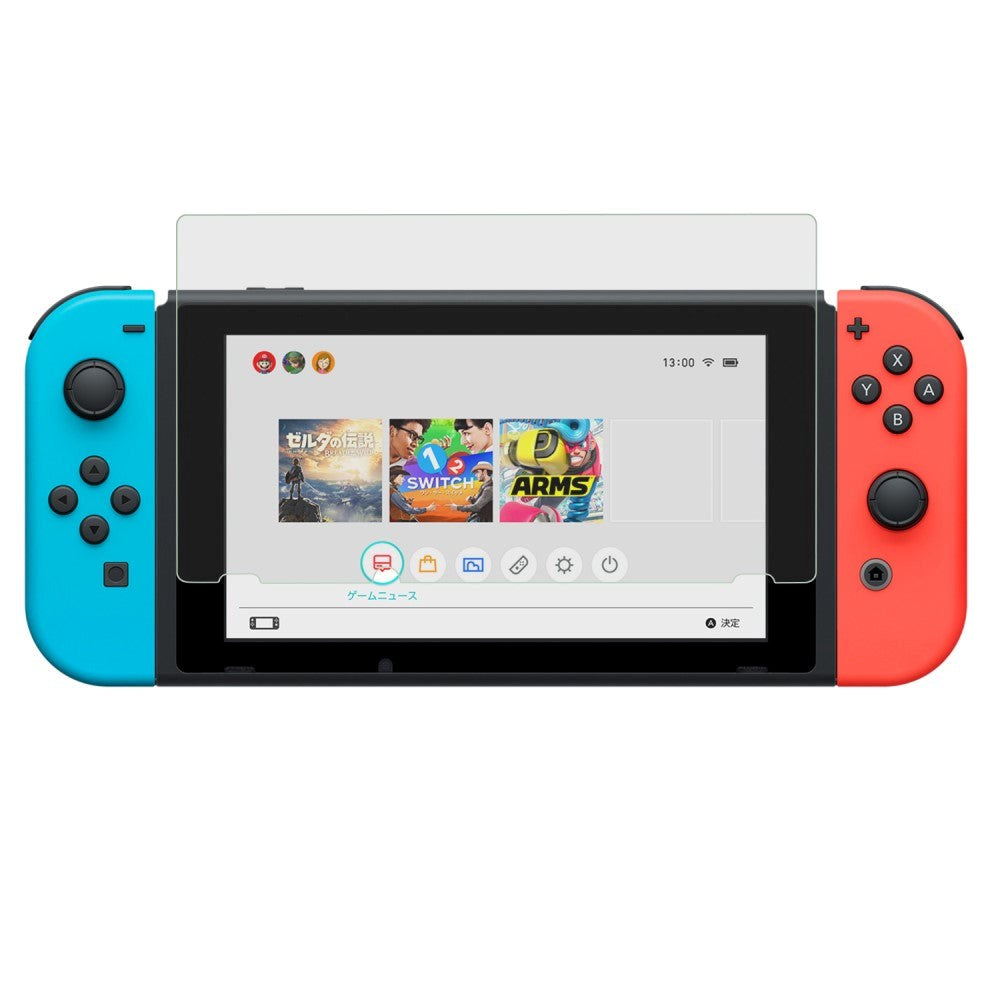 Nintendo Switch Hærdet Beskyttelsesglas - Skærmbeskyttelse - Gennemsigtig