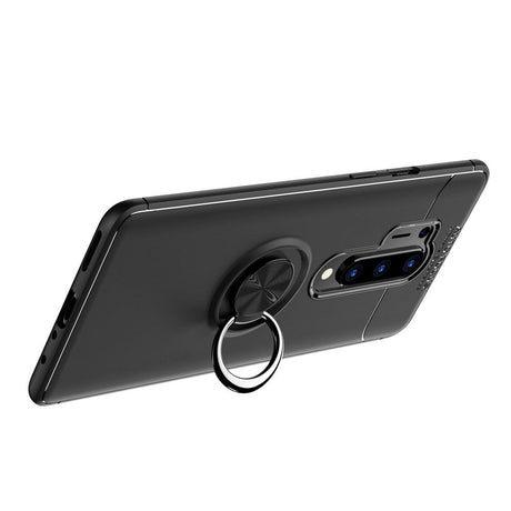 OnePlus 8 Pro Magnetisk Kickstand Sort M. Sort Ring