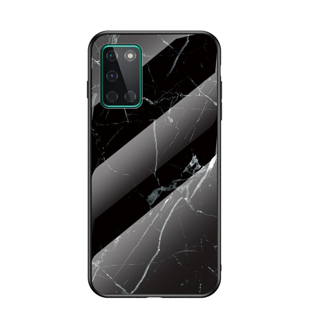 EIDERWOOD OnePlus 8T Hybrid Marmor Mobil Cover m. Glas Bagside - Sort