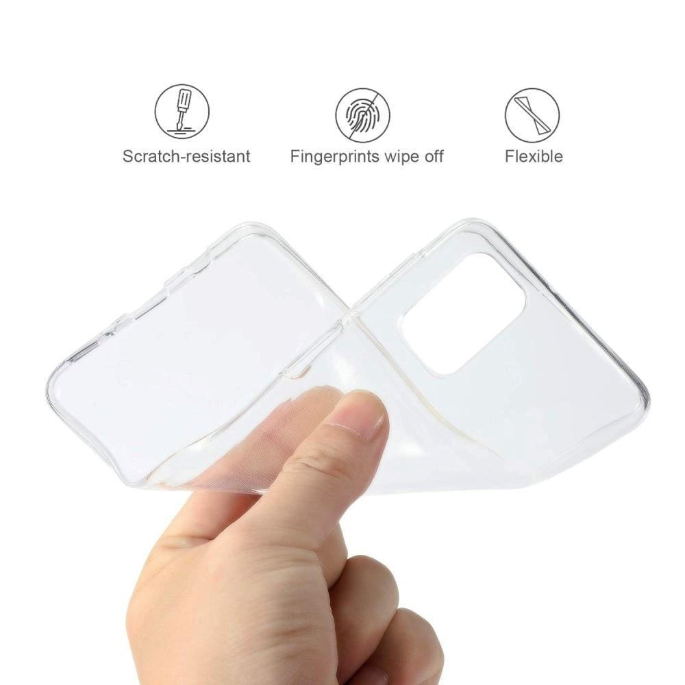 OnePlus 8 Pro Fleksibelt Plastik Bagside Cover Gennemsigtig