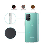 OnePlus 8 Pro Fleksibelt Plastik Bagside Cover Gennemsigtig