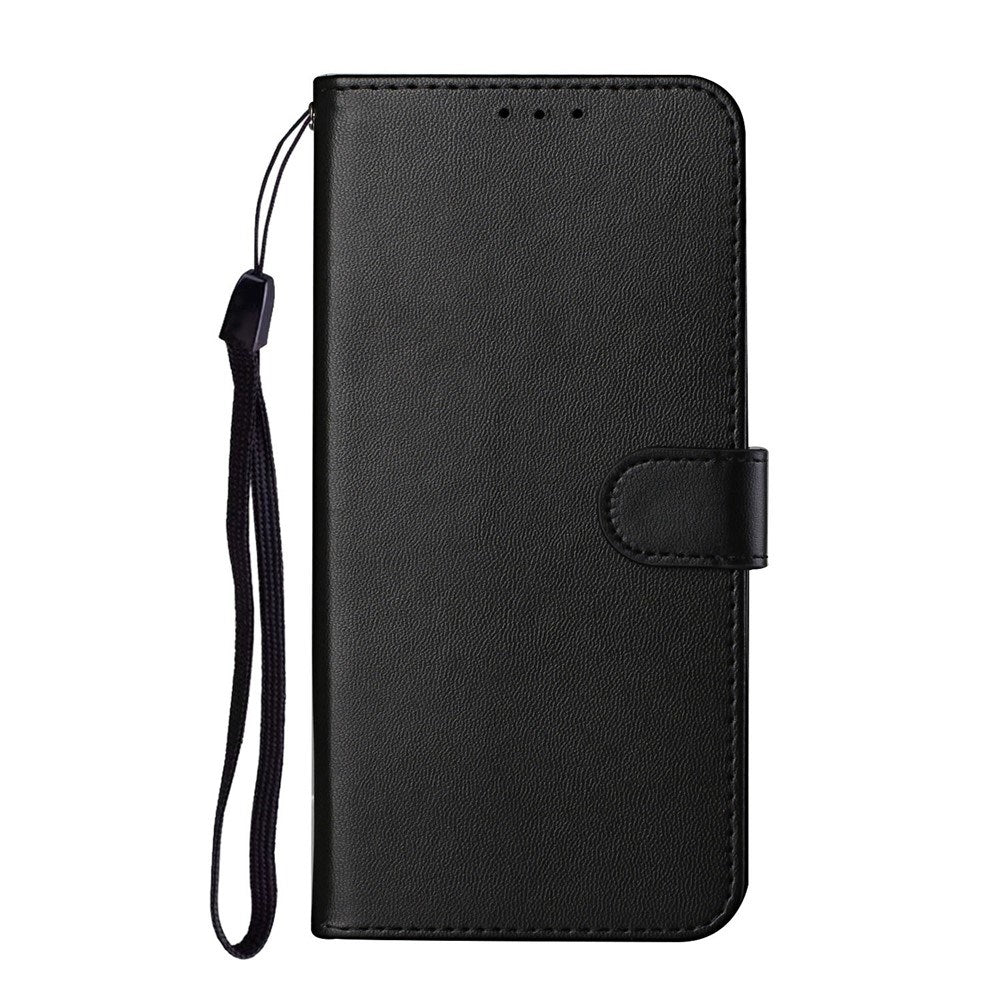 EIDERWOOD OnePlus 8T Kunstlæder Flip Cover m. Strop & Pung - Sort