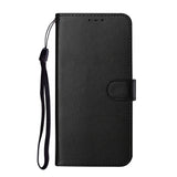 EIDERWOOD OnePlus 8T Kunstlæder Flip Cover m. Strop & Pung - Sort
