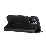 EIDERWOOD OnePlus 8T Kunstlæder Flip Cover m. Strop & Pung - Sort