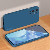 Pinwuyo OnePlus 9 Pro Silikone Mobil Cover - Blå
