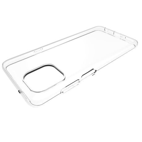 Motorola Edge 20 Lite Fleksibelt Plastik Bagside Cover - Gennemsigtig