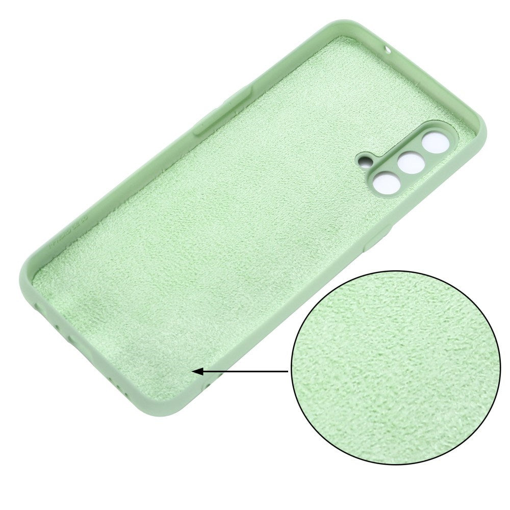 EIDERWOOD OnePlus Nord CE (5G) Liquid Silikone Mobil Cover m. Strop - Grøn