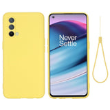 EIDERWOOD OnePlus Nord CE (5G) Liquid Silikone Mobil Cover m. Strop - Gul