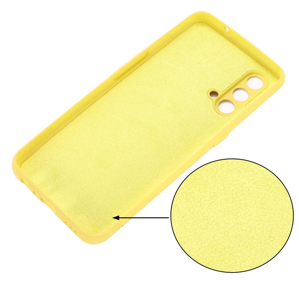 EIDERWOOD OnePlus Nord CE (5G) Liquid Silikone Mobil Cover m. Strop - Gul
