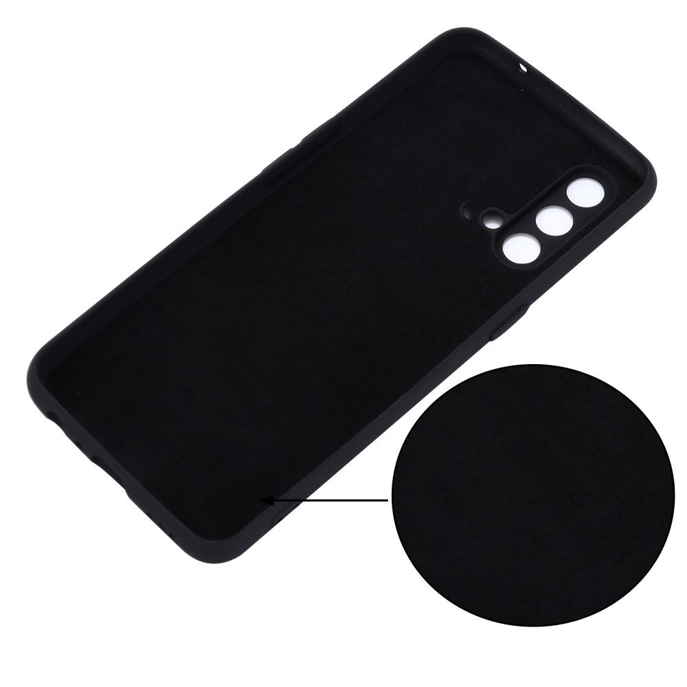 EIDERWOOD OnePlus Nord CE (5G) Liquid Silikone Mobil Cover m. Strop - Sort