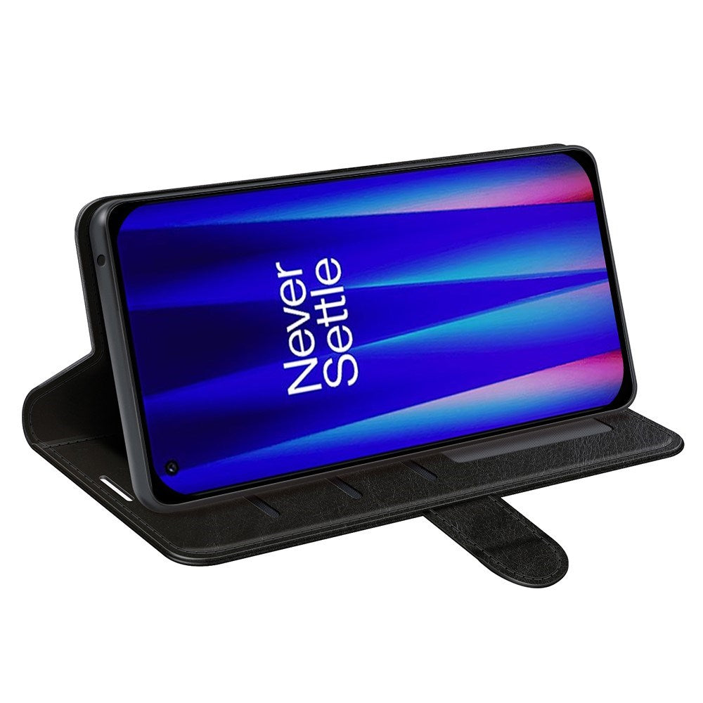 EIDERWOOD - OnePlus Nord CE 2 (5G) - Kunstlæder Flip Cover m. Kortholder & Ståfunktion - Sort