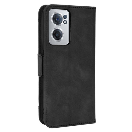 OnePlus Nord CE 2 (5G) Blødt Læder Flip Cover m. Pung - Sort