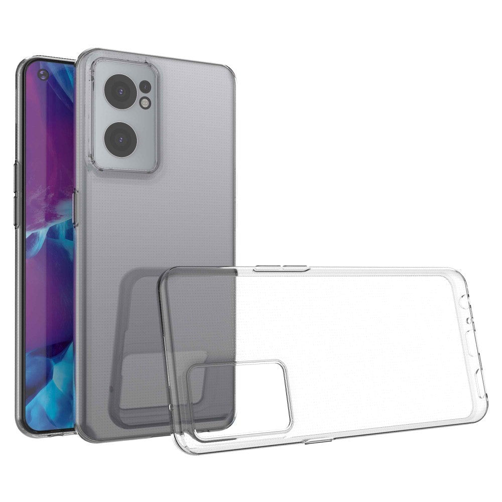 OnePlus Nord CE 2 (5G) Fleksibelt Plastik Bagside Cover - Gennemsigtig