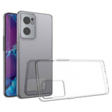 OnePlus Nord CE 2 (5G) Fleksibelt Plastik Bagside Cover - Gennemsigtig