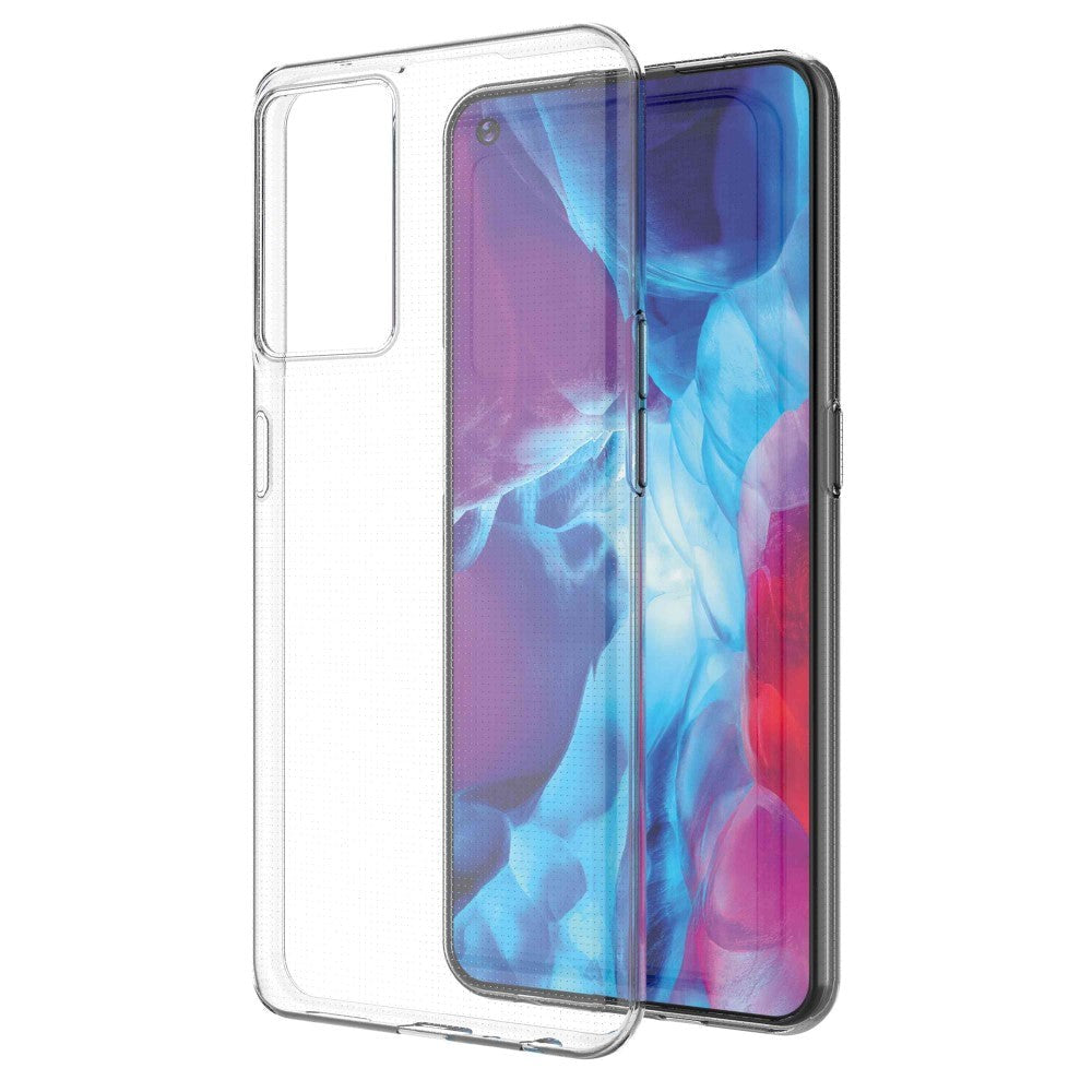 OnePlus Nord CE 2 (5G) Fleksibelt Plastik Bagside Cover - Gennemsigtig