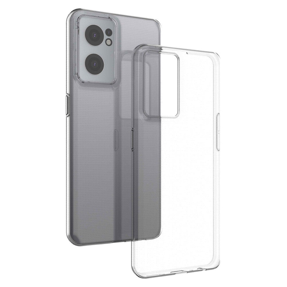 OnePlus Nord CE 2 (5G) Fleksibelt Plastik Bagside Cover - Gennemsigtig