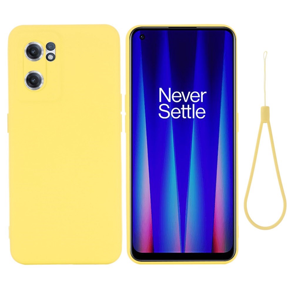 EIDERWOOD OnePlus Nord CE 2 (5G) Liquid Silikone Mobil Cover m. Strop - Gul