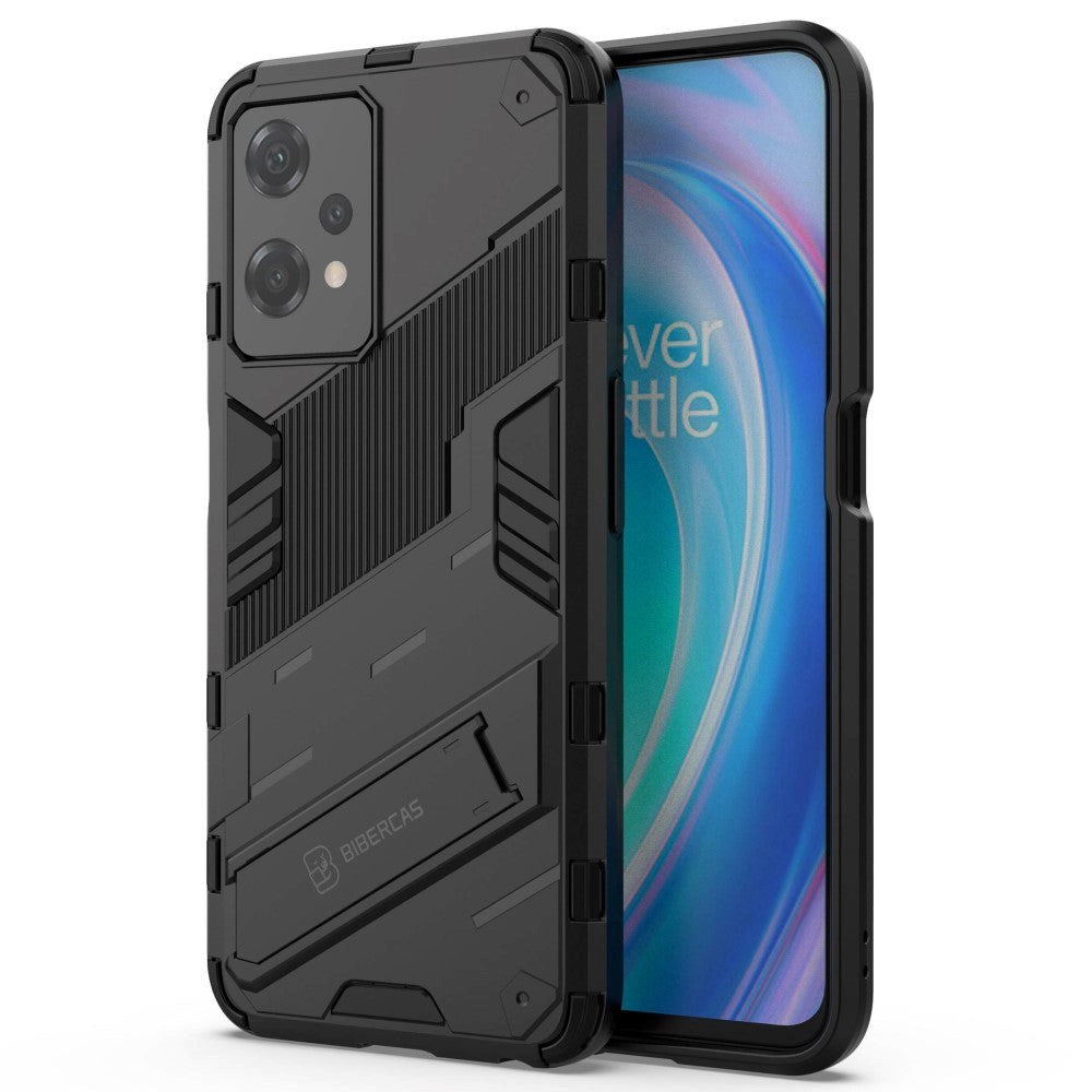 OnePlus Nord CE 2 Lite (5G) Hybrid Håndværker Bagside Cover m. Kickstand - Sort