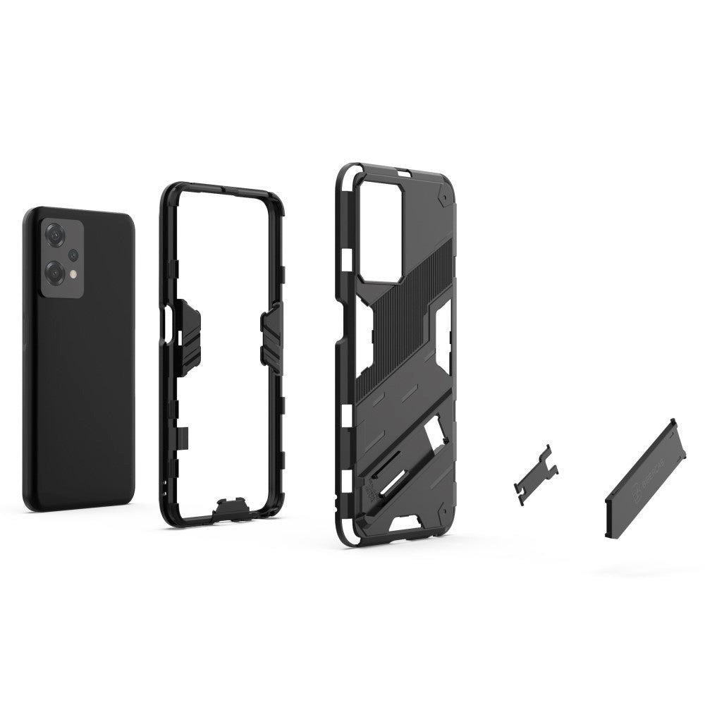 OnePlus Nord CE 2 Lite (5G) Hybrid Håndværker Bagside Cover m. Kickstand - Sort