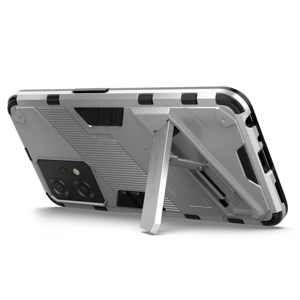 OnePlus Nord CE 2 Lite (5G) Hybrid Håndværker Bagside Cover m. Kickstand - Hvid