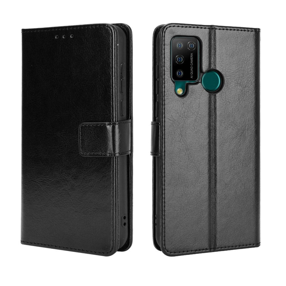 Doogee N20 Pro Læder Flip Cover m. Pung og Strop - Sort