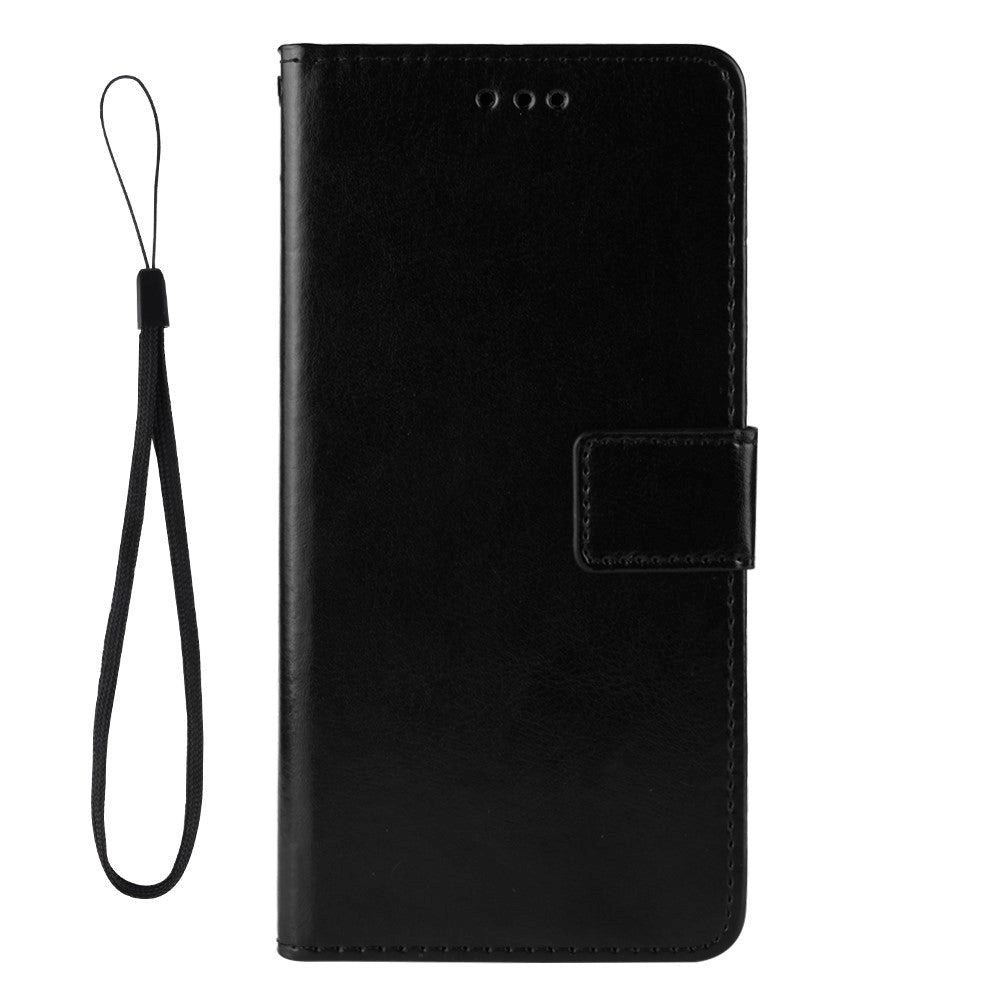 Doogee N20 Pro Læder Flip Cover m. Pung og Strop - Sort