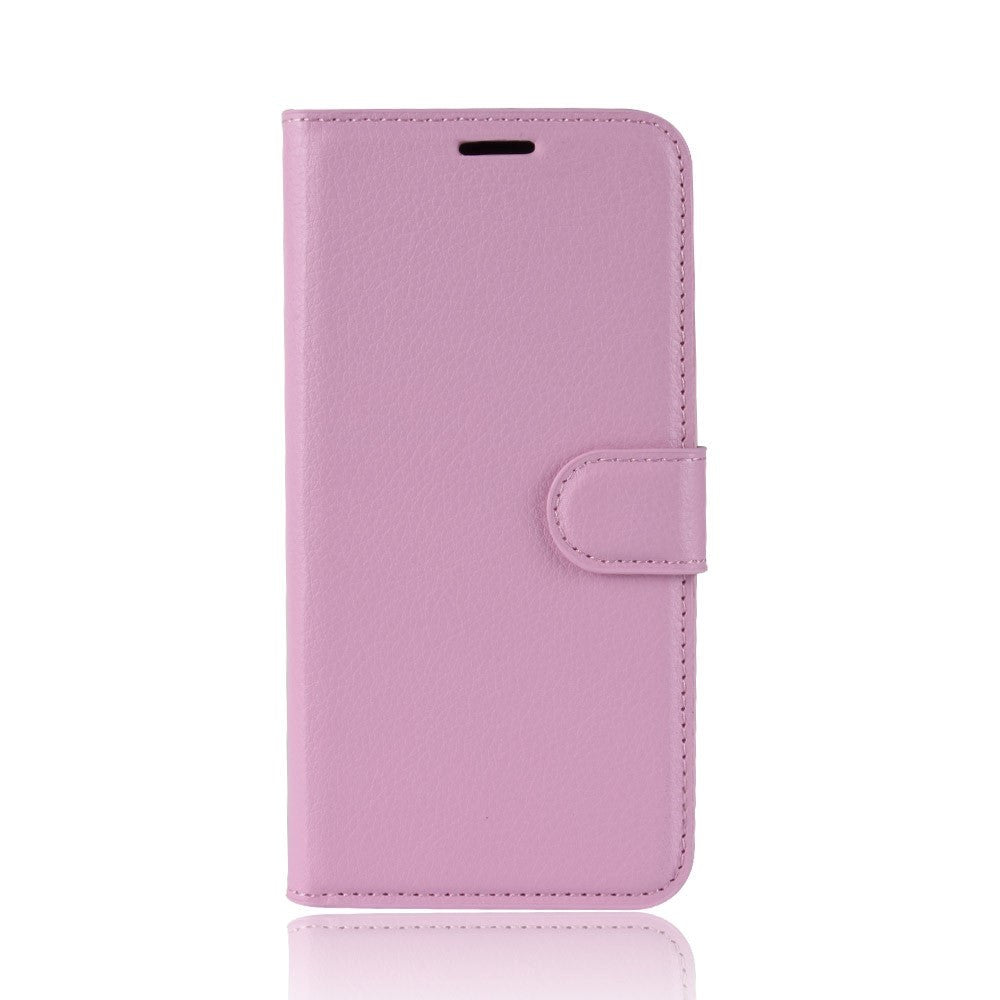 Nokia 3.2 Læder Flip Cover m. Pung - Lyserød