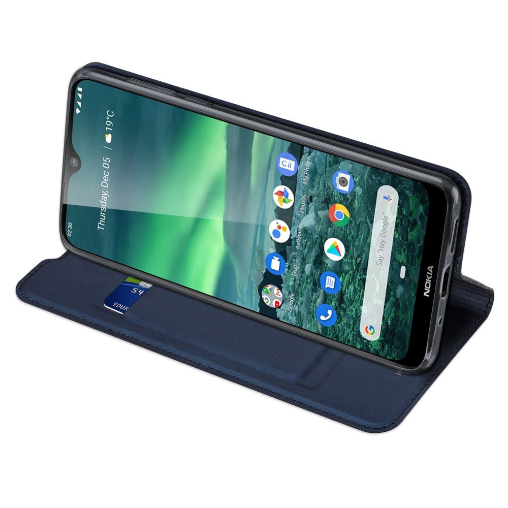 Nokia 2.3 DUX DUCIS Skin Pro Series Thin Wallet Cover - Blå