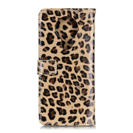 Nokia 3.4 Læder Flip Cover m. Pung - Leopard