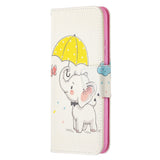 Nokia 3.4 Flip Cover m. Pung - Elefant med Paraply