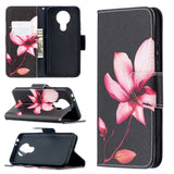 Nokia 3.4 Flip Cover m. Pung - Lotus Blomst