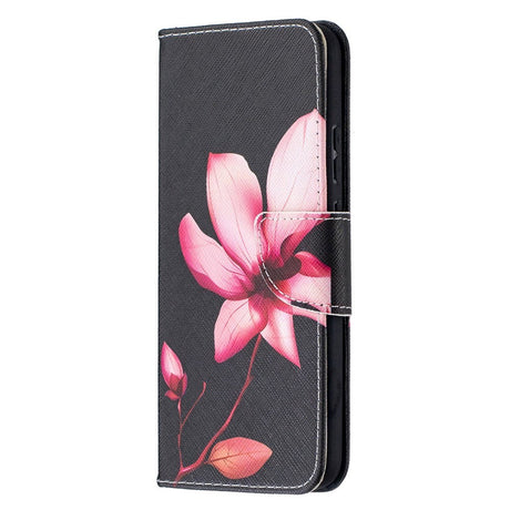 Nokia 3.4 Flip Cover m. Pung - Lotus Blomst